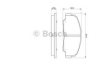 BOSCH 0 986 424 297 Brake Pad Set, disc brake